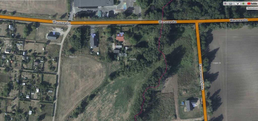 DZIAŁKA 862 M2 PYRZYCE UL. WARSZAWSKA. (1)