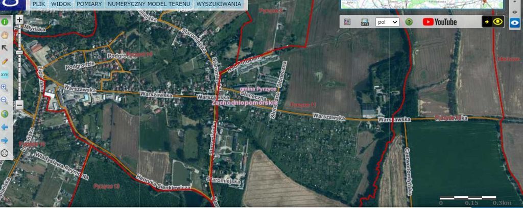 DZIAŁKA 862 M2 PYRZYCE UL. WARSZAWSKA. (7)