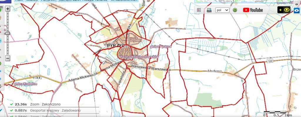 DZIAŁKA 862 M2 PYRZYCE UL. WARSZAWSKA. (8)