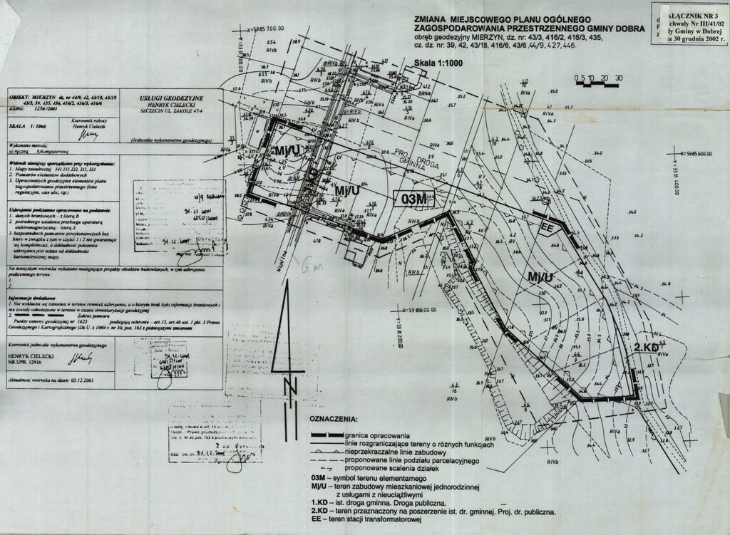 Mierzyn,budowlana 1170m2,plan,pełne uzbrojenie,dr. (4)