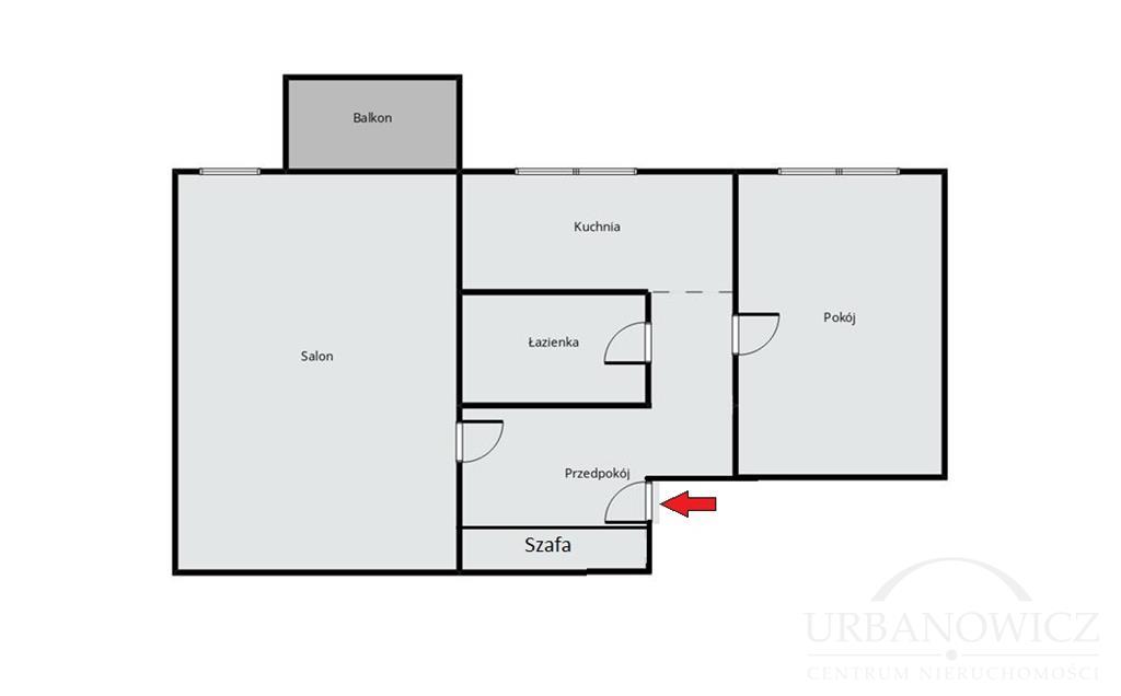 2-pok. mieszkanie z balkonem przy ul. Wańkowicza. (12)