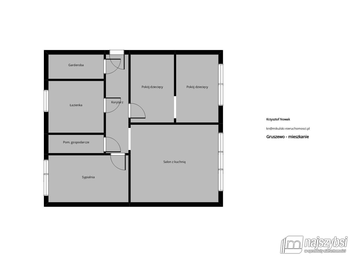 Białogard - Gruszewo - BEZCZYNSZOWE 3 pokoje (34)