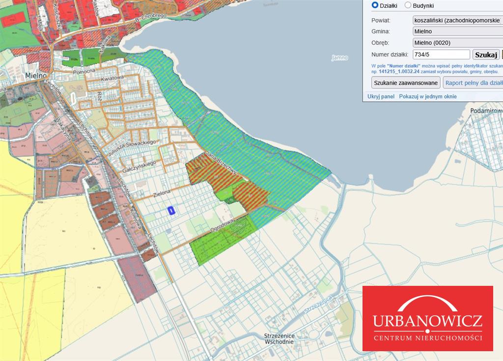 Działka z wydanymi warunkami zabudowy w Mielnie. (1)