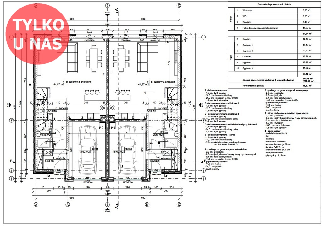 Duża Obniżka!! Bliźniak z dużą działką i garażem (7)