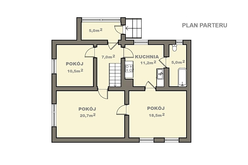 Wolno stojący, 154 m2, Rymań  (15)
