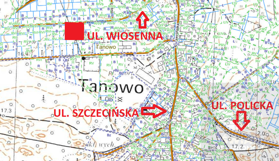 Na sprzedaż działki pod budowę bliźniaków Tanowo (2)