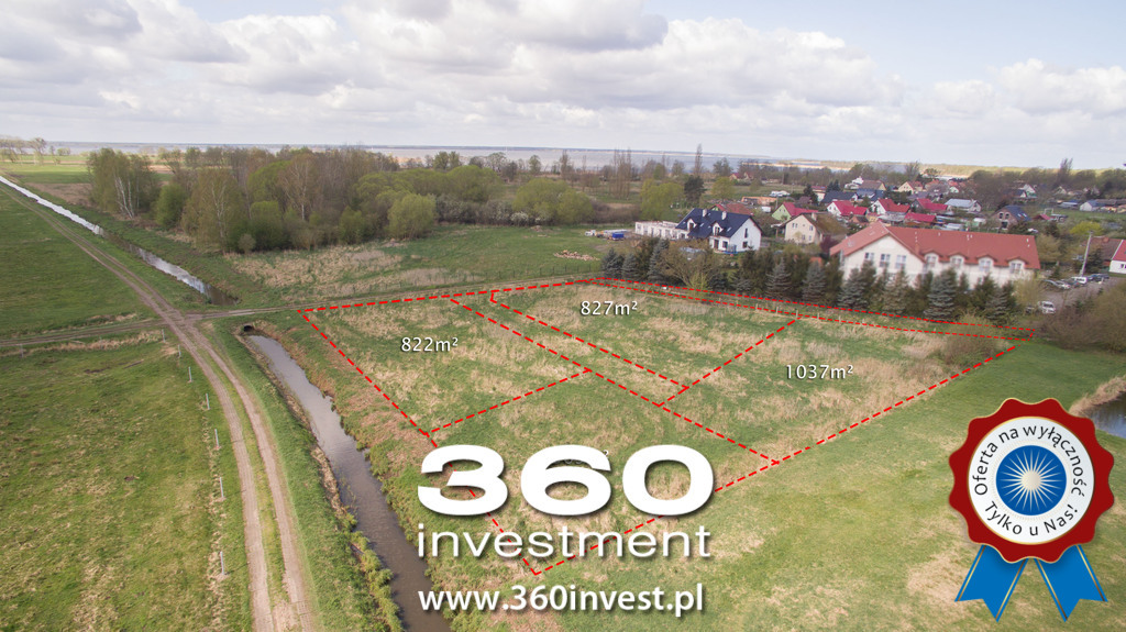 Stepnica ul. Łąkowa działki od 682m3 do 1037m2 (2)