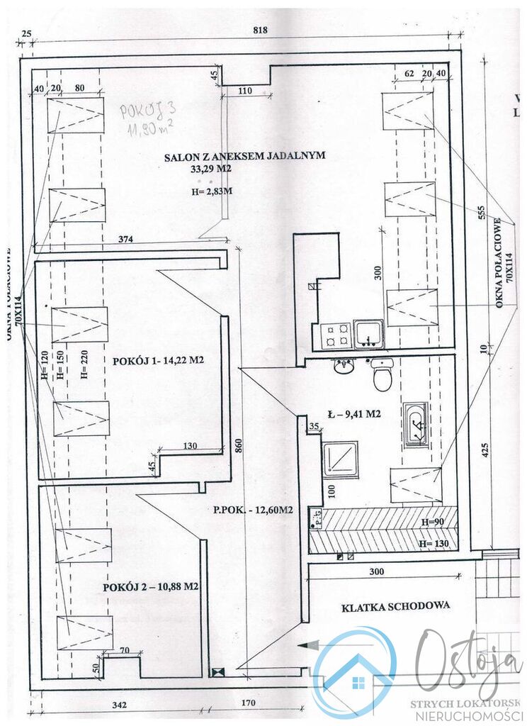4 pokojowe na poddaszu blisko centrum (20)