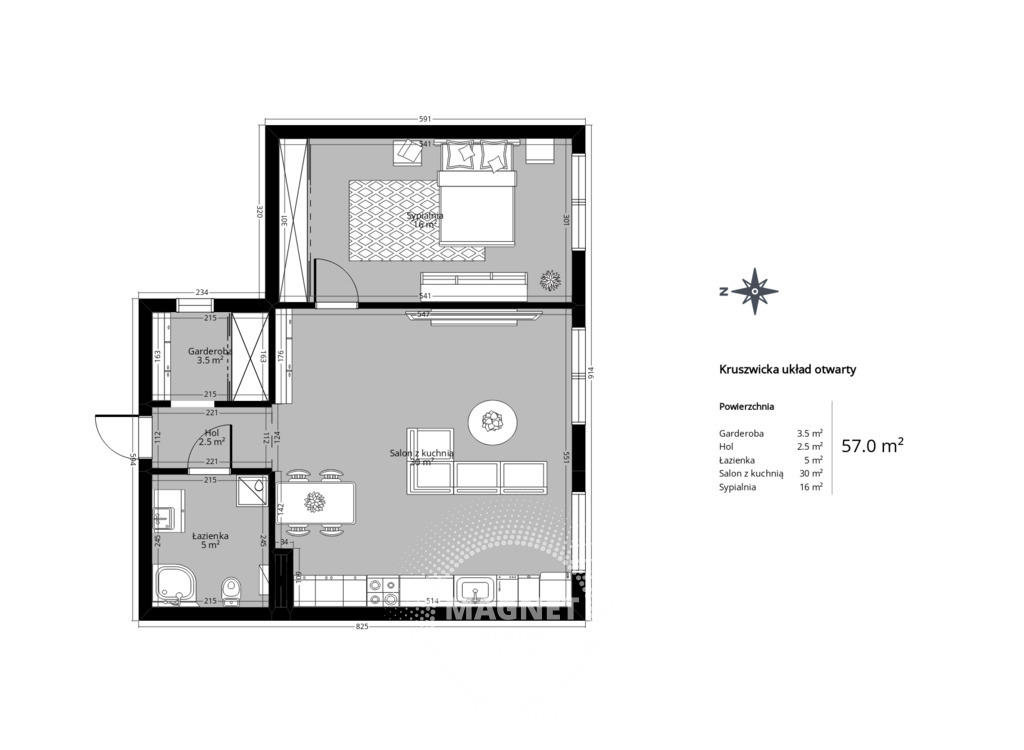 2 pokoje na Gumieńcach z ogródkiem 2011r. (20)