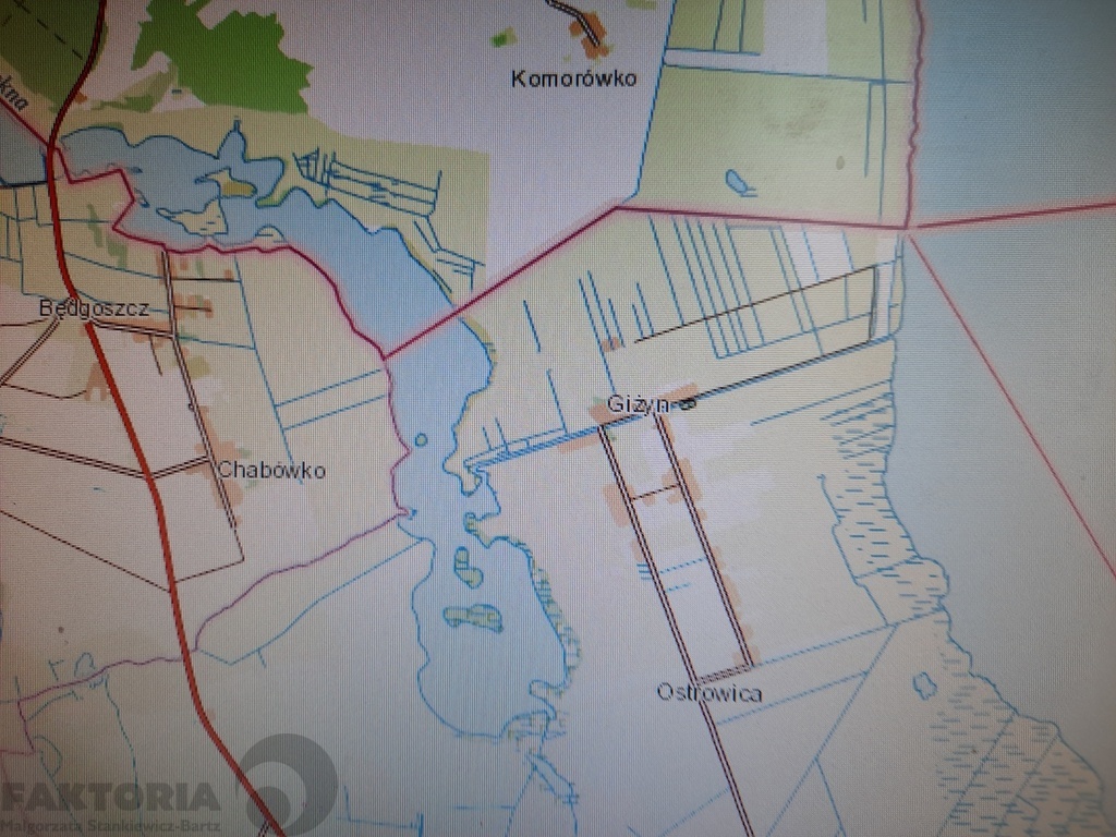 Giżyn nad J. Miedwie, MPZP działka 988m2, 65 zł/m2 (4)