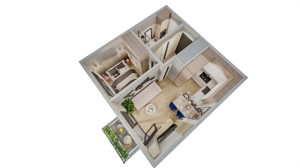 Nowe M, 36m2, 2 pokoje, garaż (14)