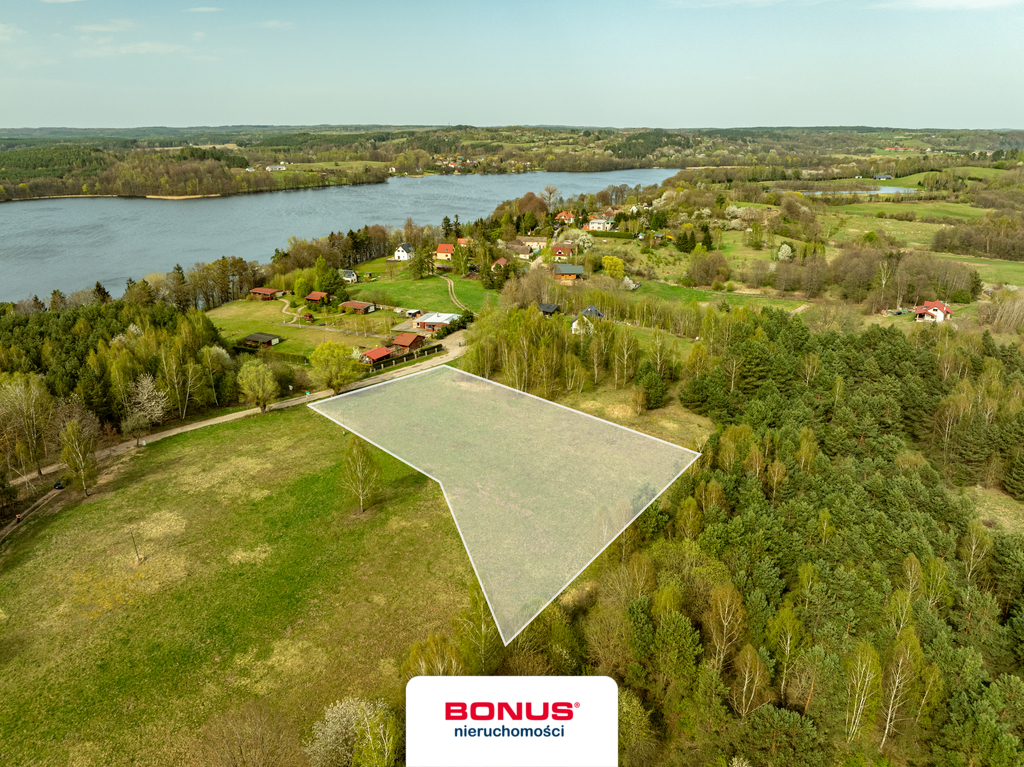 Działka przy jeziorze Żerdno z WZ i mediami (3)