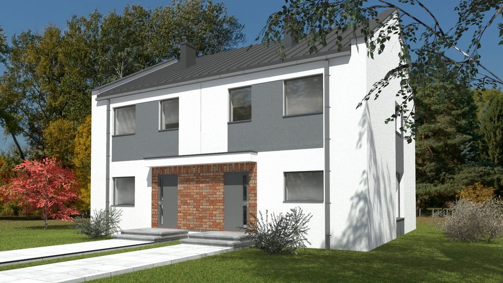 Dom z zabudowie bliźniaczej w Grzędzicach. (6)