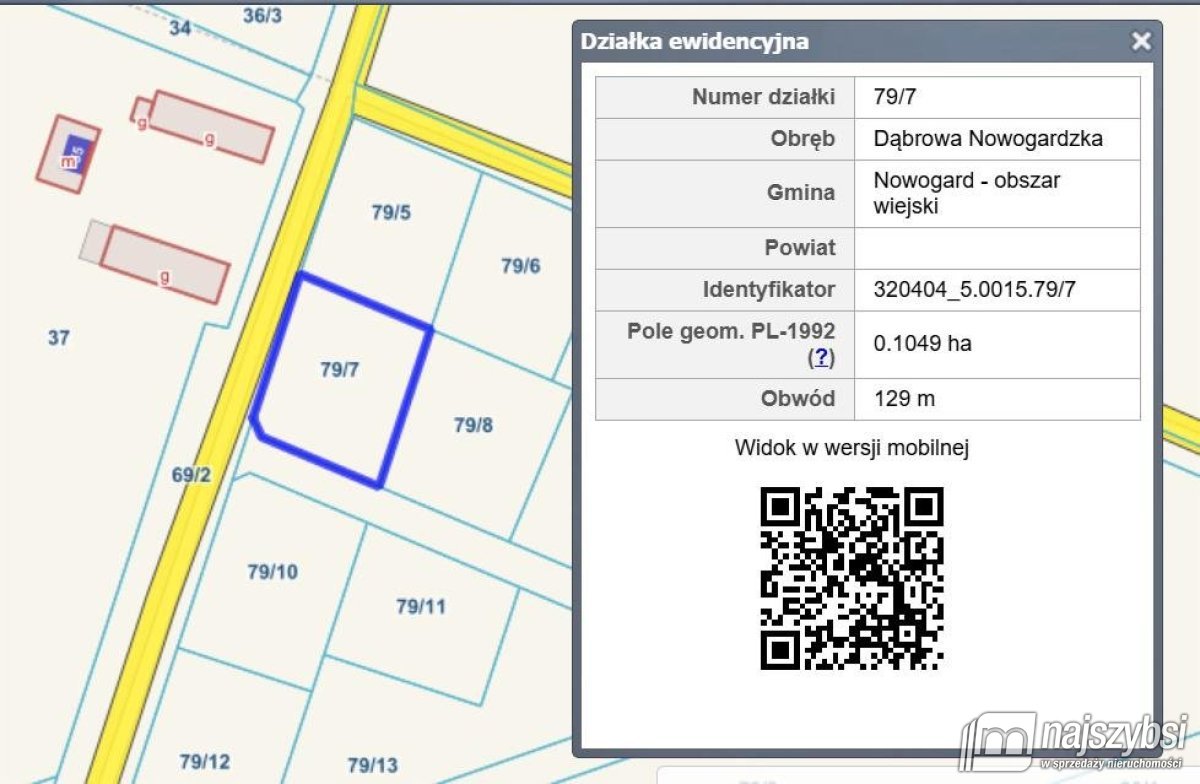 Dąbrowa Nowogardzka-działki z warunkami zabudowy  (19)