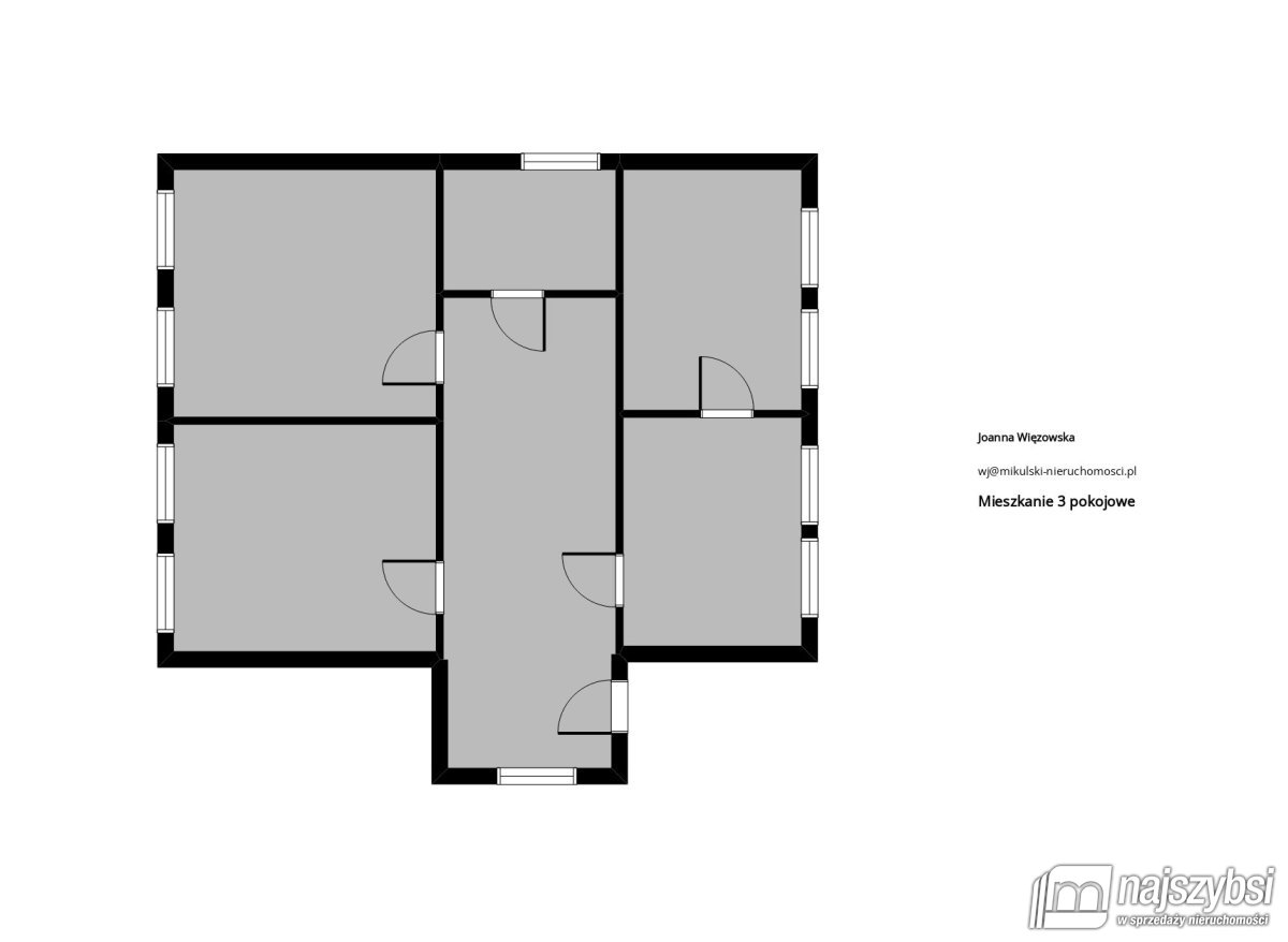 Rożnowo Nowogardzkie -3 pok.mieszkanie z ogródkiem (16)