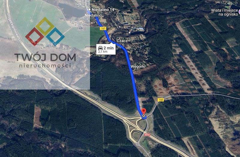 Działka 1172 m2 w pobliżu lasu. Niedalino. (7)
