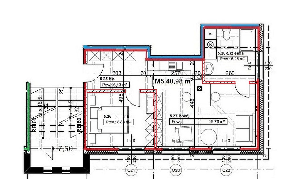 Wynajem lokalu 41 m2 - wysoki standard (1)