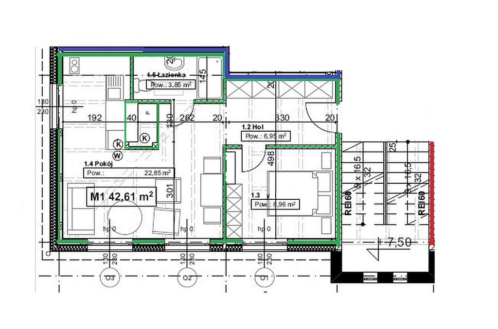 Wynajem lokalu 43 m2 - wysoki standard (1)