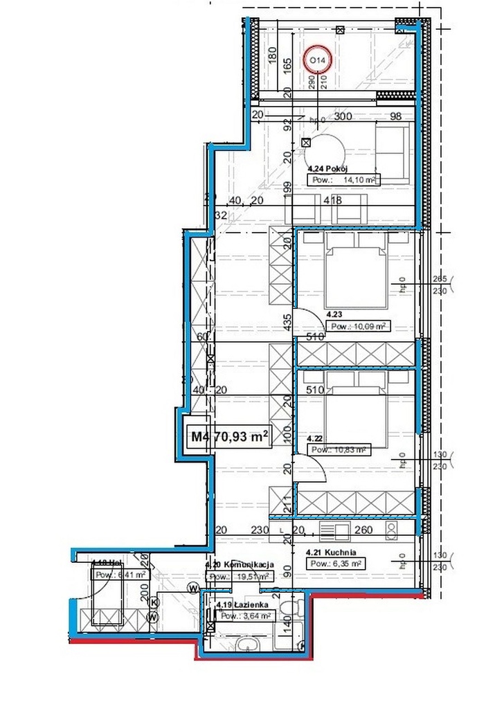 Wynajem - 3 niezależne lokale + część socjalna (1)