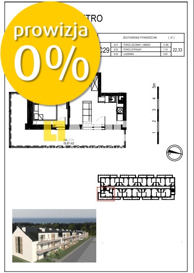 Apartament 50m morze 2 pokoje 29,55 m2 z balkonem (23)