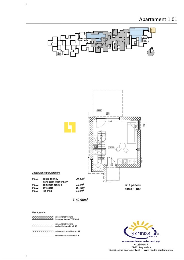 2-poziomowy apartament w Pogorzelicy w Resort Spa. (5)