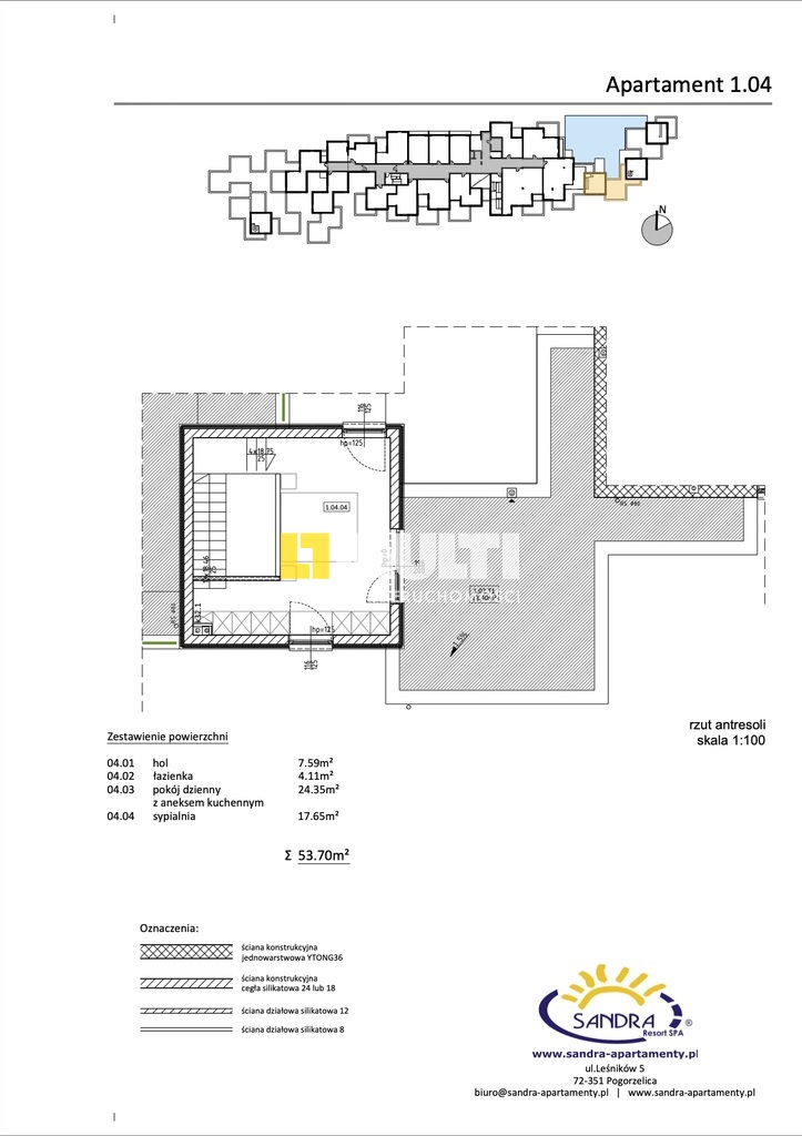 2-poziomowy apartament w Pogorzelicy w Resort Spa. (6)
