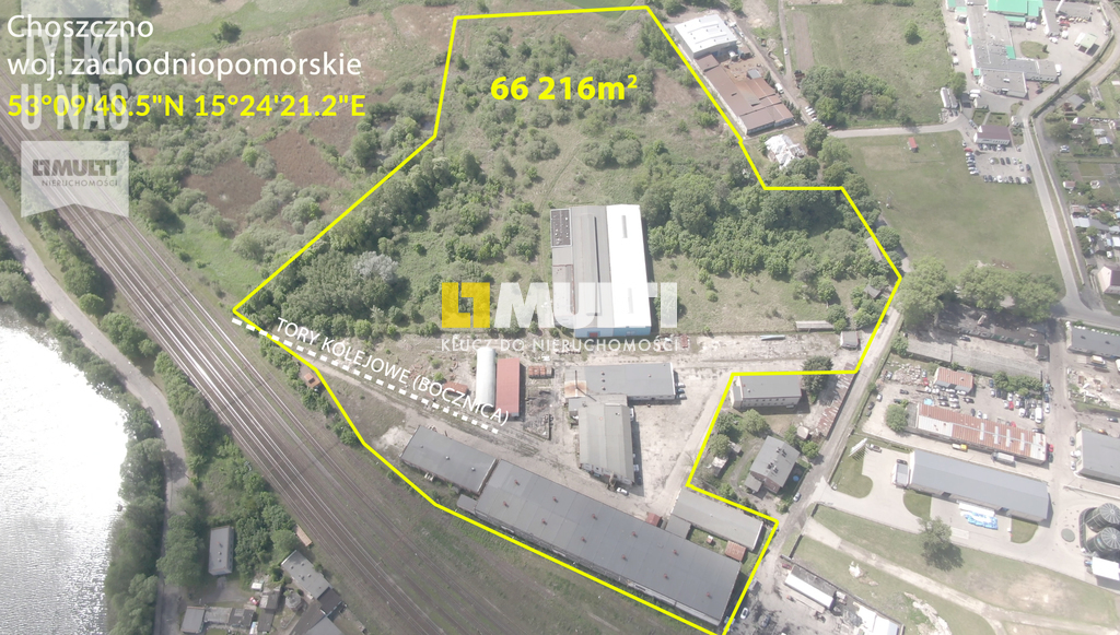 Choszczno: Działka inwestycyjna z bocznicą kolej. (1)