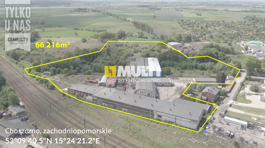 Choszczno: Działka inwestycyjna z bocznicą kolej. (2)