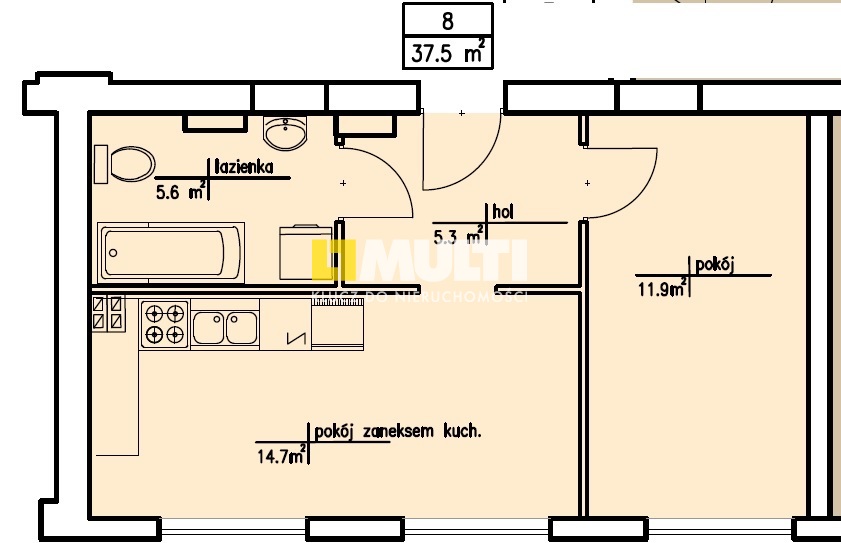 Apartament w Ustroniu Morskim 50 m od morza (5)