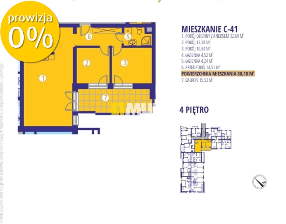 Nowe, trzypokojowe mieszkanie na pięknym osiedlu (2)
