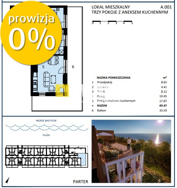 Apartament z widokiem na morze! (5)