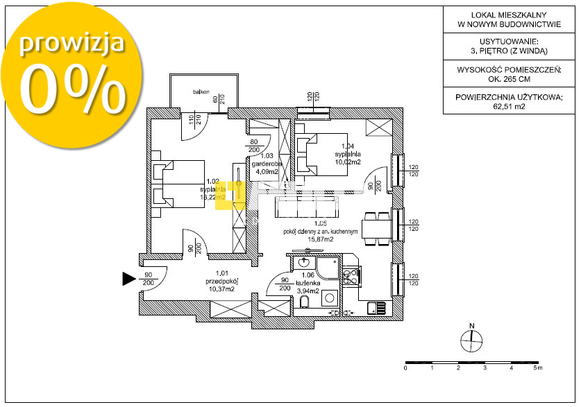 Mieszkanie pod klucz blisko morza w Kołobrzegu (5)