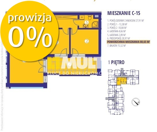 Nowe, trzypokojowe mieszkanie na pięknym osiedlu (2)
