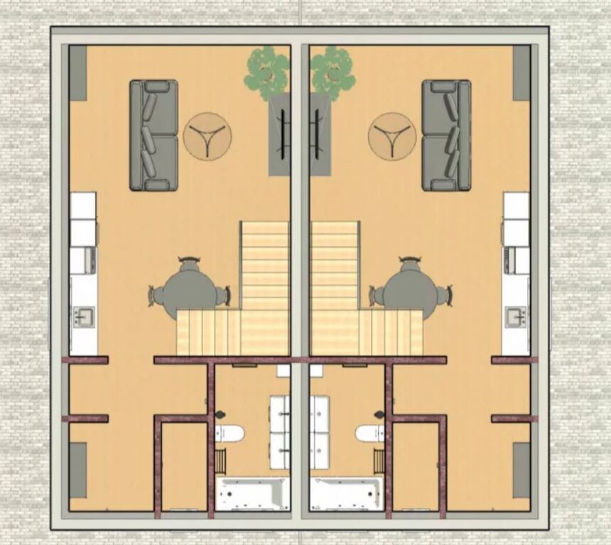 Bliźniak 92,15 m2 działka 500 m2 (16)