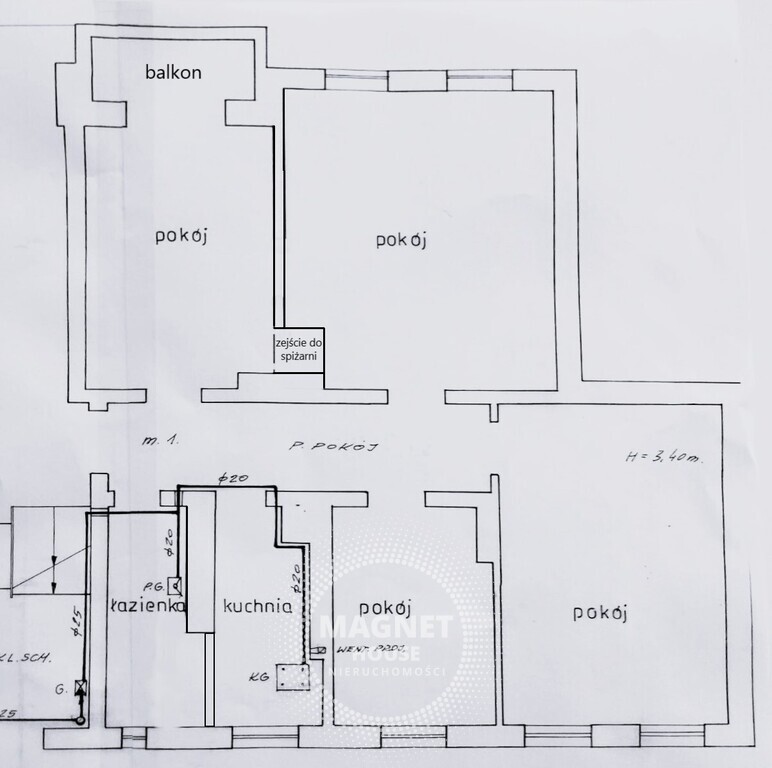 Rozkładowe 4 pokoje przy parku do wprowadzenia (20)