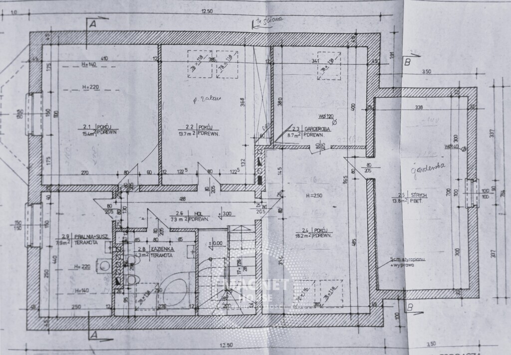 Zadbany dom z ogrodem cicha uliczka na Warszewie (20)