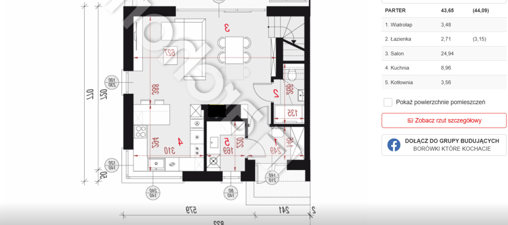 Dom w zabudowie bliźniaczej w Lipniku (4)