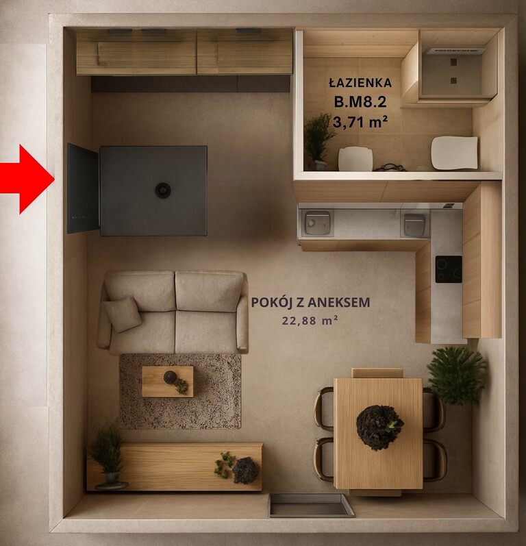 >> Etap 2 | Os.Pyrzyckie |  Kawalerka (3)