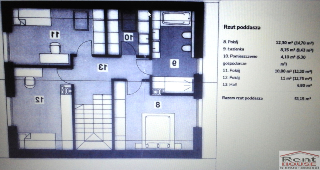 Dom wolnostojący, do wykończenia, Dołuje (6)