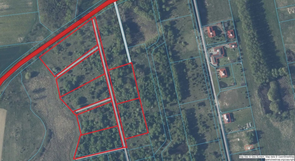 Sprzedam 7 działek budowlanych w Grabowie (10)