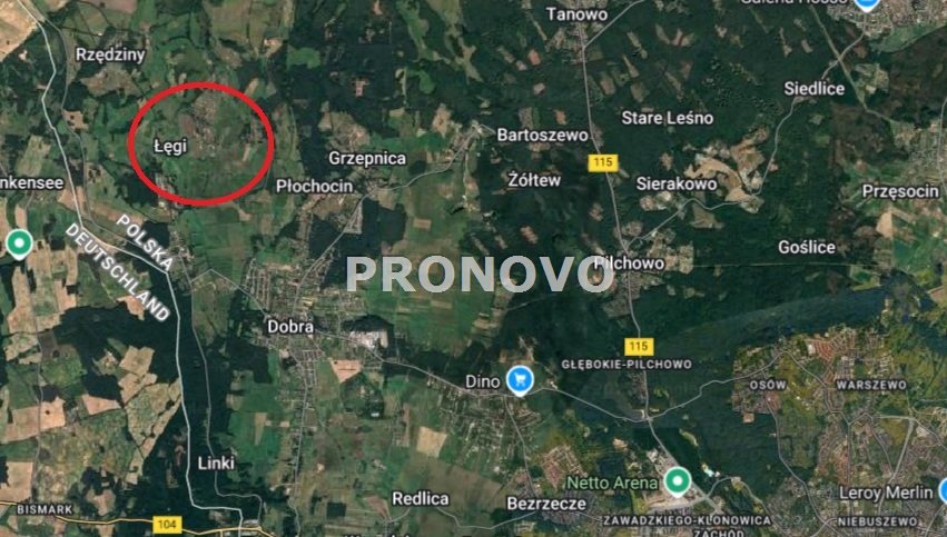 działka pod zabudowę Łęgi (8)