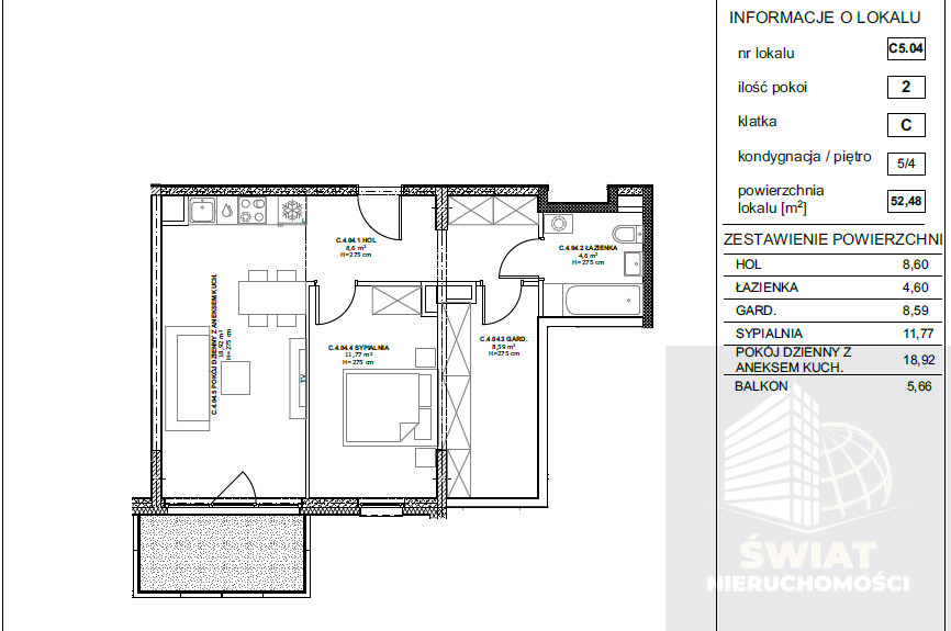 Mieszkanie 2 pokoje Nad Odrą (1)