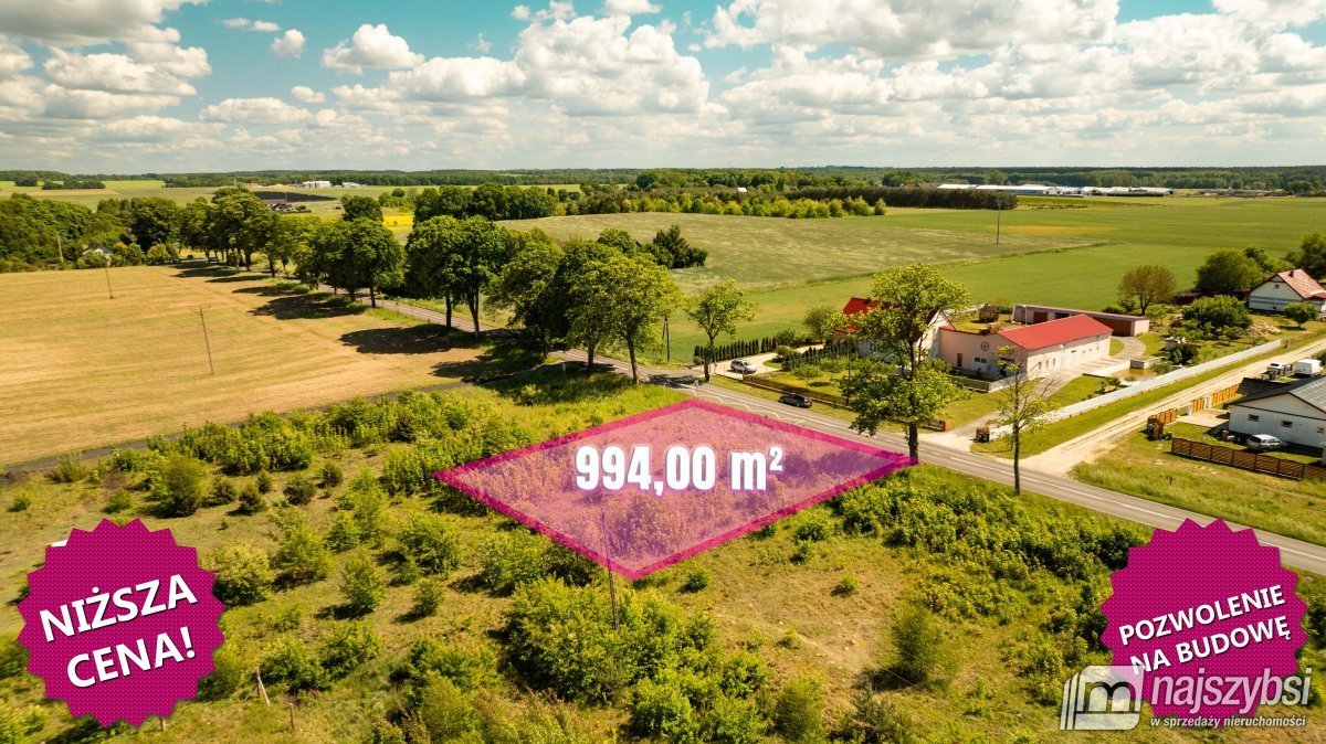 Budno/Goleniów - działka budowlana 994m²  (1)