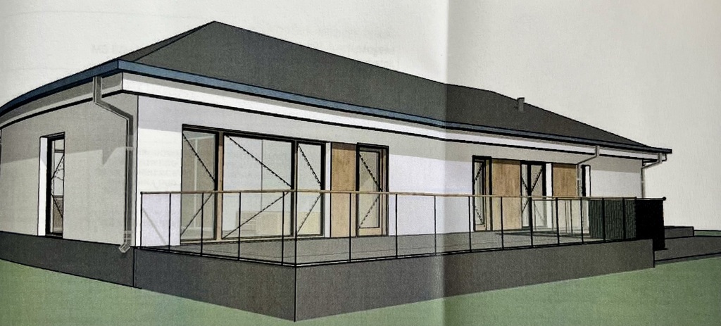 Działka budowlana z projektem w Dobieszczynie (1)