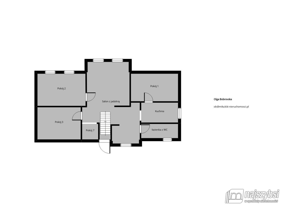 Kliniska Wielkie -  piętro domu, ul. Piastowska (25)