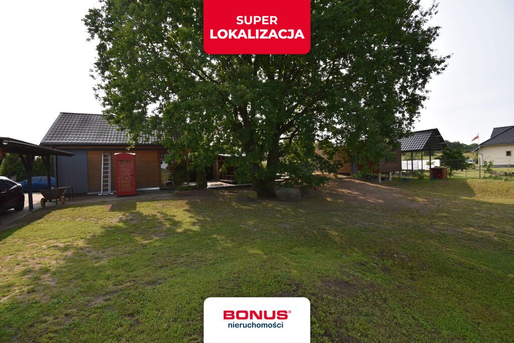 Działka z domem w zacisznym miejcu (1)
