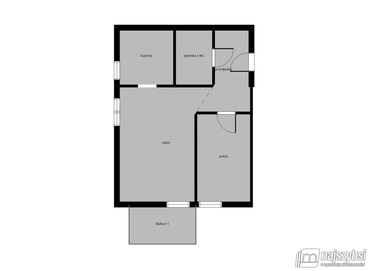 STARGARD - 2 pokoje, balkon, dobra cena (23)