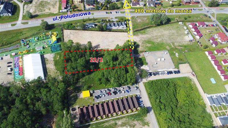 Sarbinowo,centrum:działka uzbrojona 480m od morza (3)