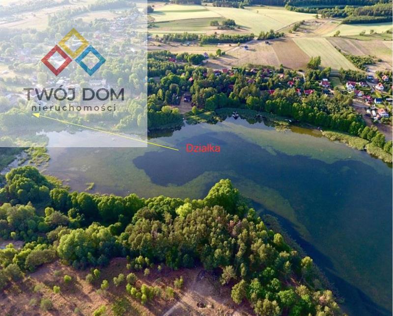 Działka z linią brzegową Jeziora Spore, gmina Szcz (1)