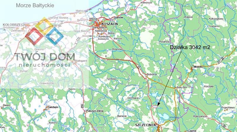 Działka z linią brzegową Jeziora Spore, gmina Szcz (2)